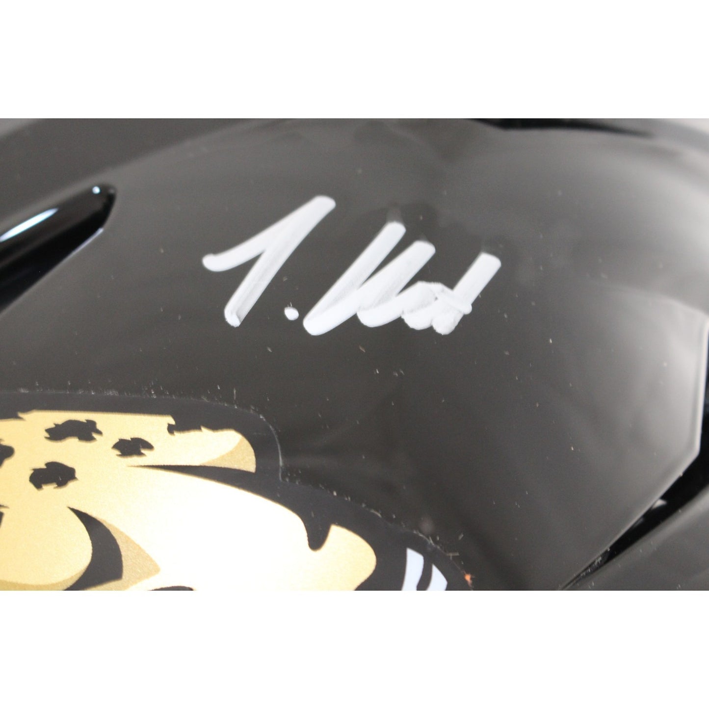 Travis Hunter Autographed Jacksonville Jaguars Authentic SpeedFlex Helmet