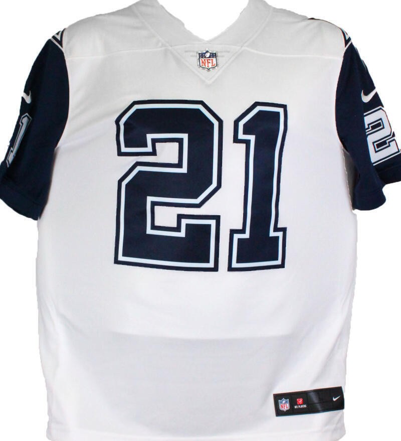 Ezekiel Elliott Dallas Cowboys Signed Color Rush Nike Vapor Jersey