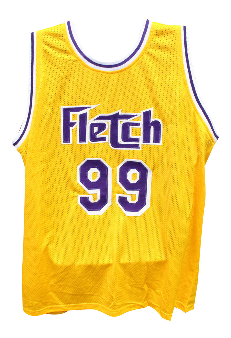 Chevy Chase Autographed Fletch Movie Pro Style Jersey (Beckett)