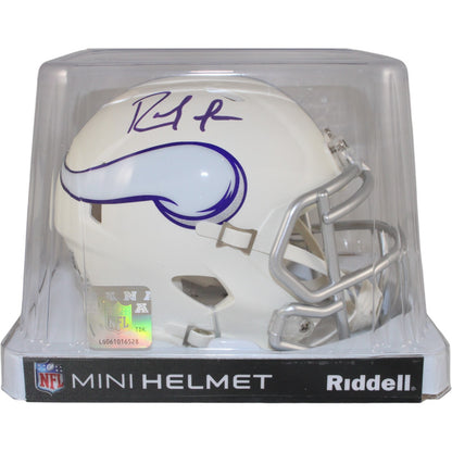 Randy Moss Signed Minnesota Vikings 2024 Alternate Mini Helmet (BAS)