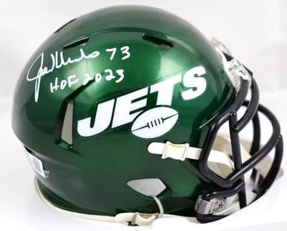 Joe Klecko Signed New York Jets Speed Mini Helmet - HOF 2023