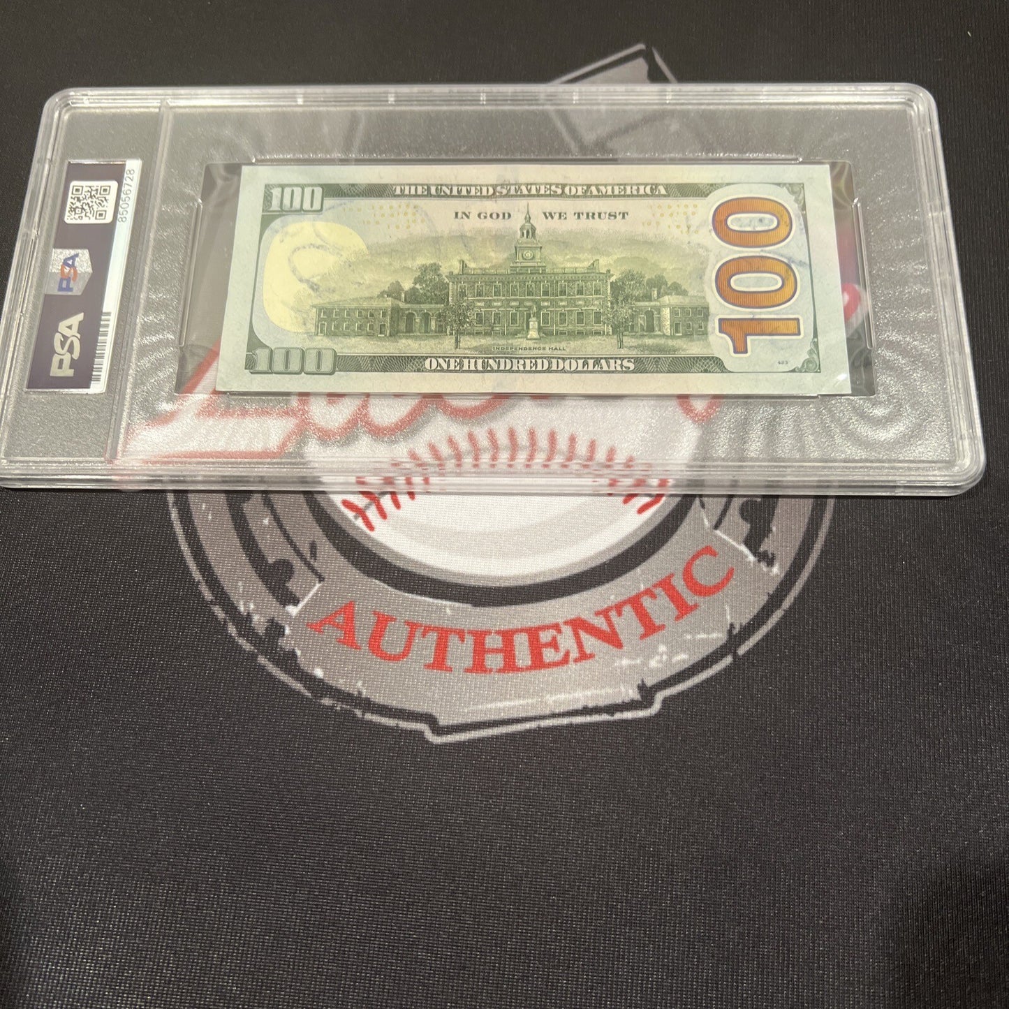 Floyd Mayweather Jr. Signed $100 Bill with Inscriptions (PSA)
