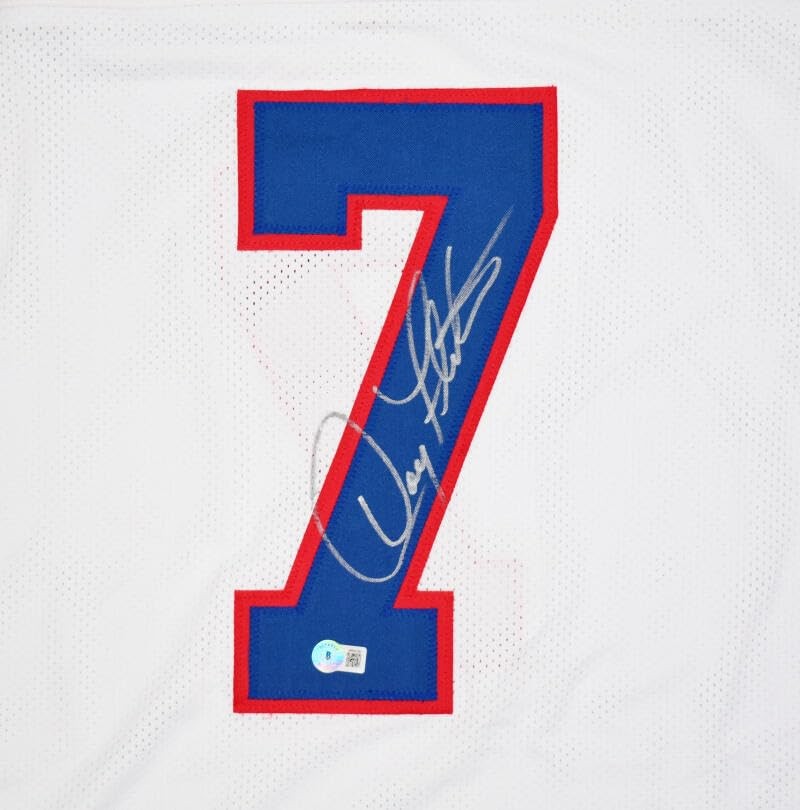 Doug Flutie Autographed Buffalo Bills Style White Jersey