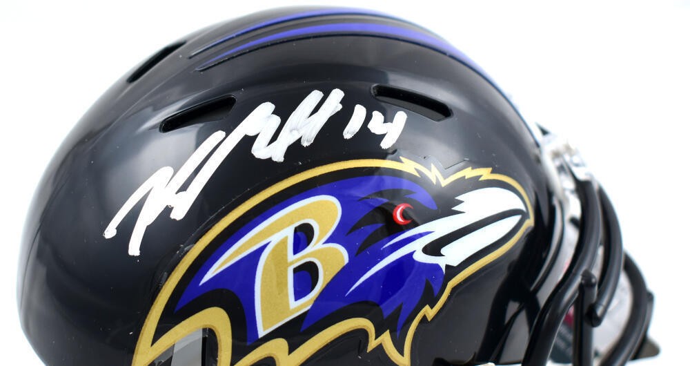 Kyle Hamilton Signed Baltimore Ravens Speed Mini Helmet