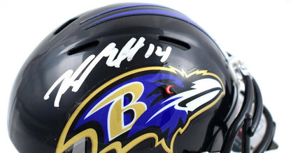 Kyle Hamilton Signed Baltimore Ravens Speed Mini Helmet