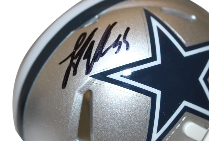 Leighton Vander Esch Signed Dallas Cowboys Speed Mini Helmet
