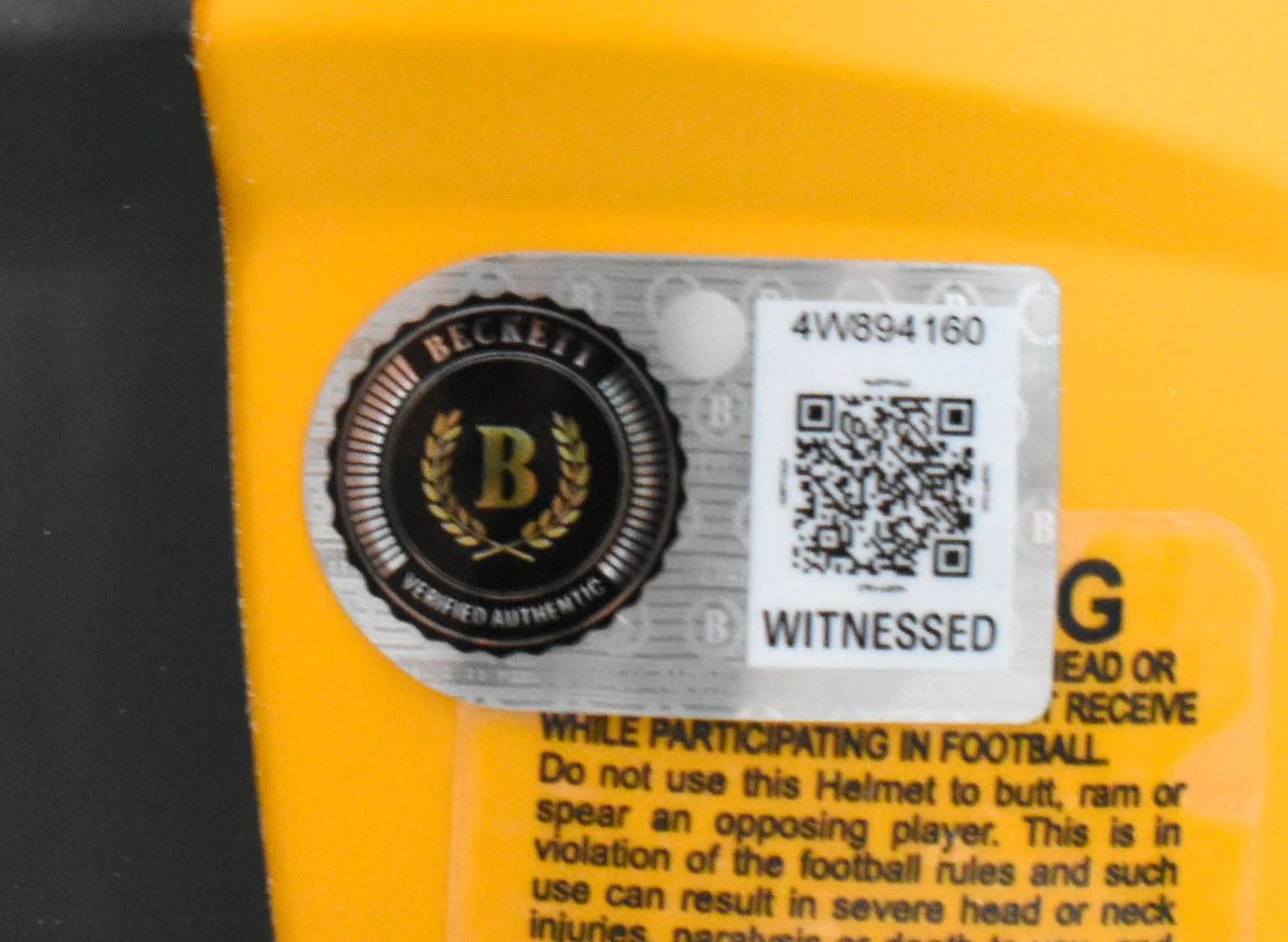 Rico Dowdle Signed Pittsburgh Steelers 2025 Alternate Speed Mini Helmet