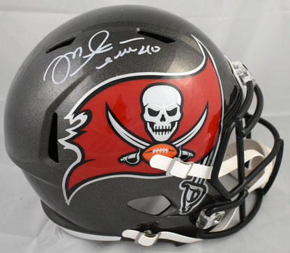 Mike Alstott Signed Tampa Bay Buccaneers Full Size Speed Helmet