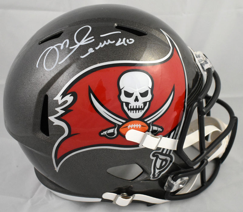 Mike Alstott Signed Tampa Bay Buccaneers Full Size Speed Helmet