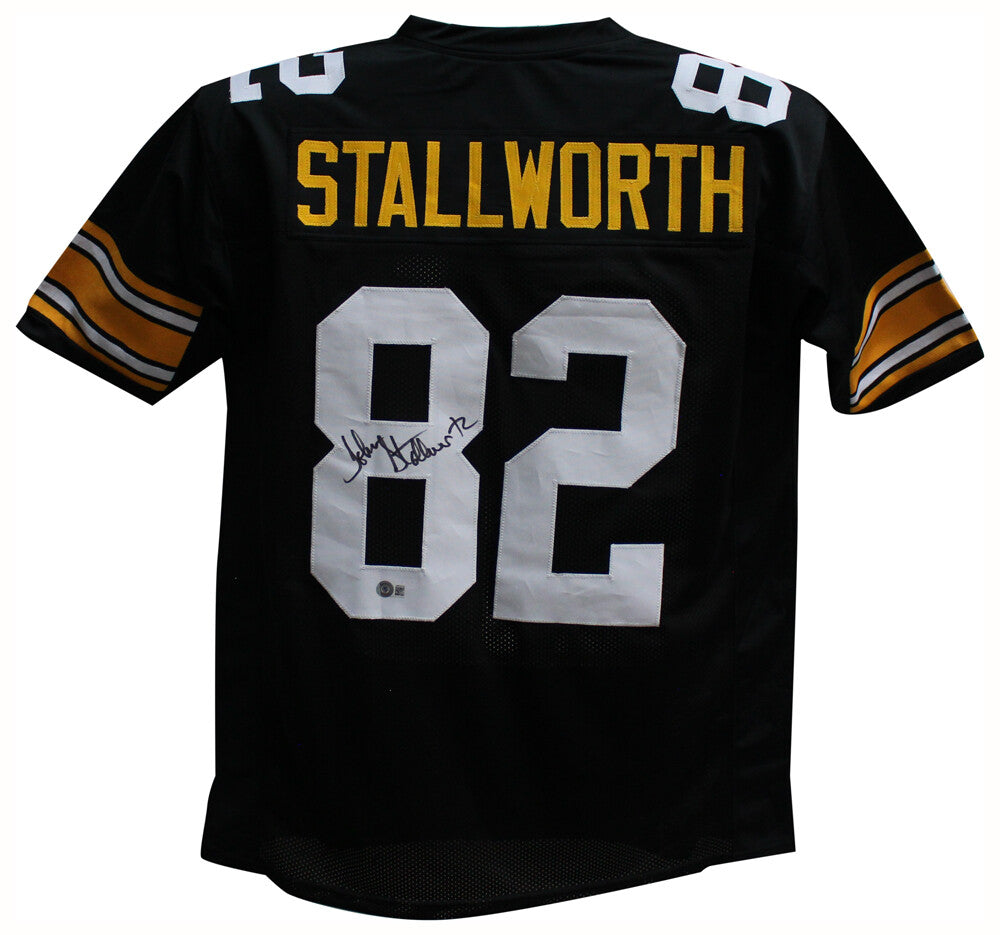 John Stallworth Signed Pittsburgh Steelers Custom Jersey Beckett BAS