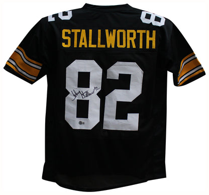 John Stallworth Signed Pittsburgh Steelers Custom Jersey Beckett BAS