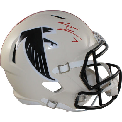 Bijan Robinson Atlanta Falcons Autographed Full Size Retro Helmet (Beckett)