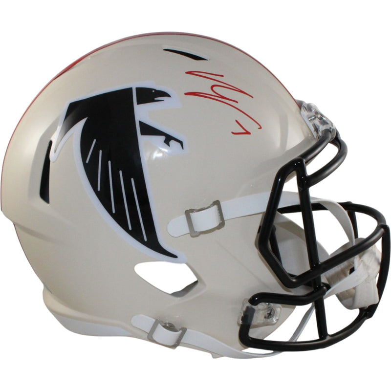 Bijan Robinson Atlanta Falcons Autographed Full Size Retro Helmet (Beckett)