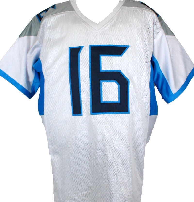Treylon Burks Autographed White Custom Jersey