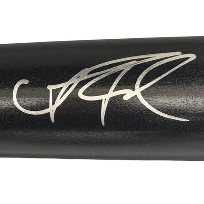 Andrew Fischer Signed Milwaukee Brewers Black Louisville Slugger Bat
