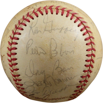 Johnny Bench & Joe Morgan 1981 Cincinnati Reds Team Signed Baseball