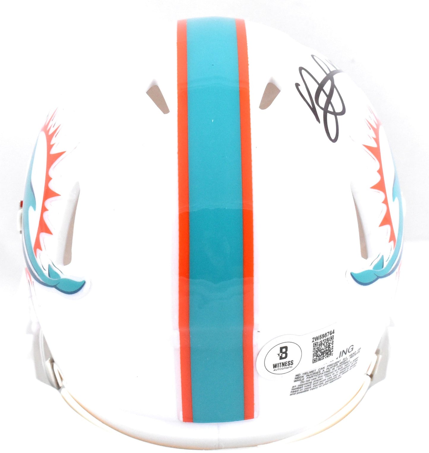 Jonnu Smith Autographed Miami Dolphins Mini Helmet