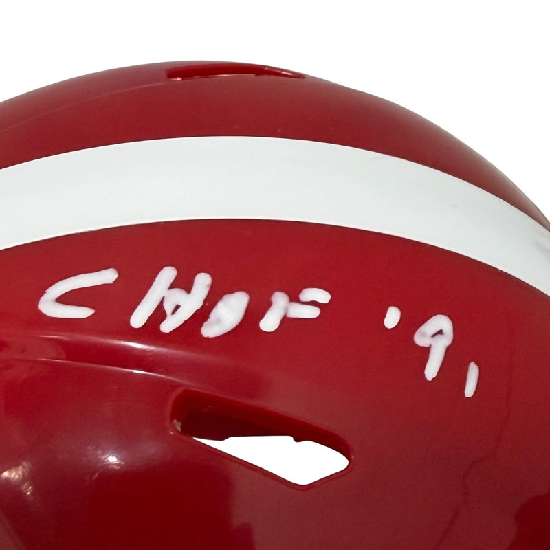 Ed Marinaro Signed Cornell Big Red Custom Mini Helmet JSA