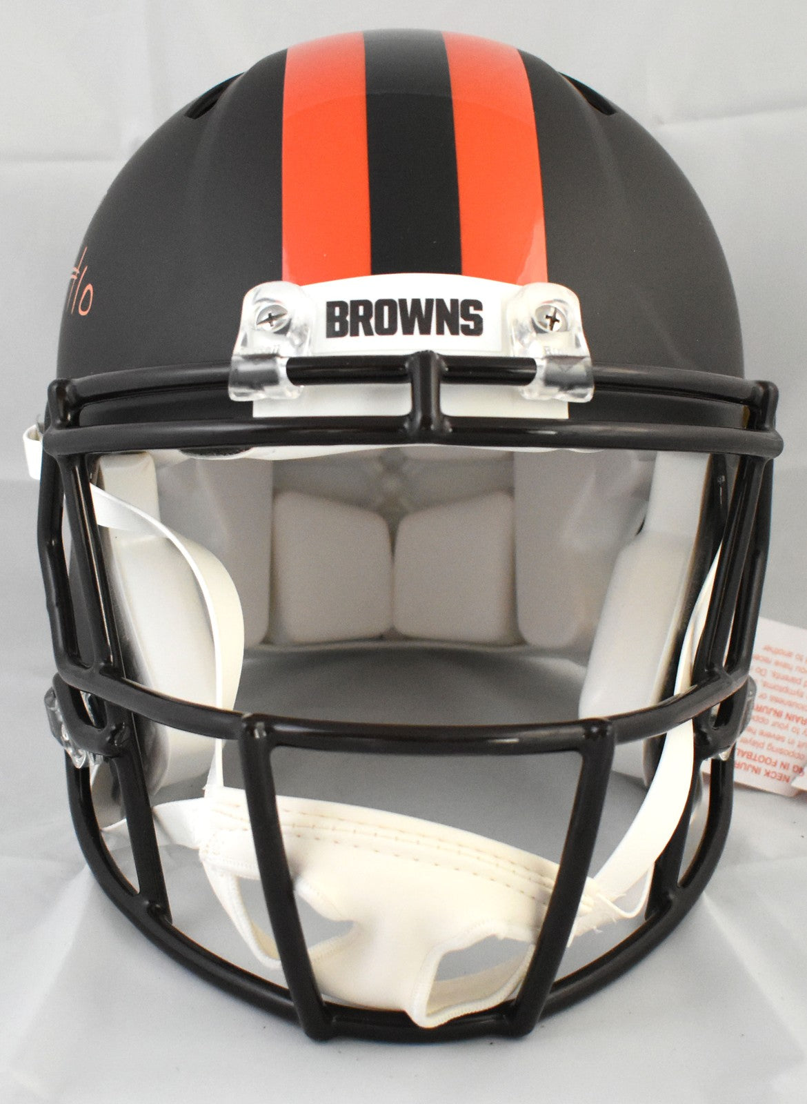 Quinshon Judkins Signed Cleveland Browns Full Size Alternate Speed Helmet