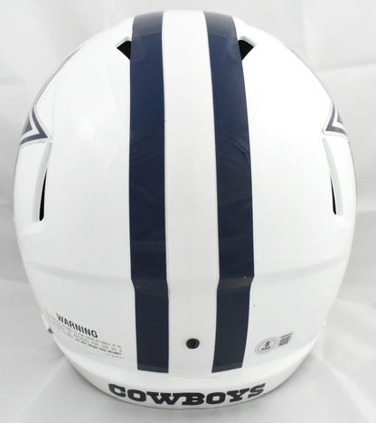 Drew Pearson Signed Dallas Cowboys Full Size 2022 Alternate Speed Helmet