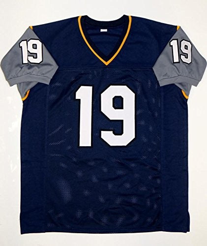 Keenan Reynolds Autographed Navy Blue Custom College Jersey