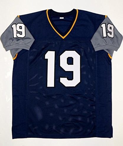 Keenan Reynolds Autographed Navy Blue Custom College Jersey