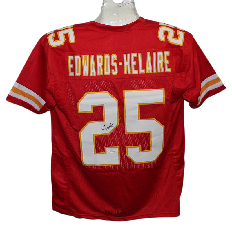 Clyde Edwards-Helaire Autographed Kansas City Chiefs Style Jersey