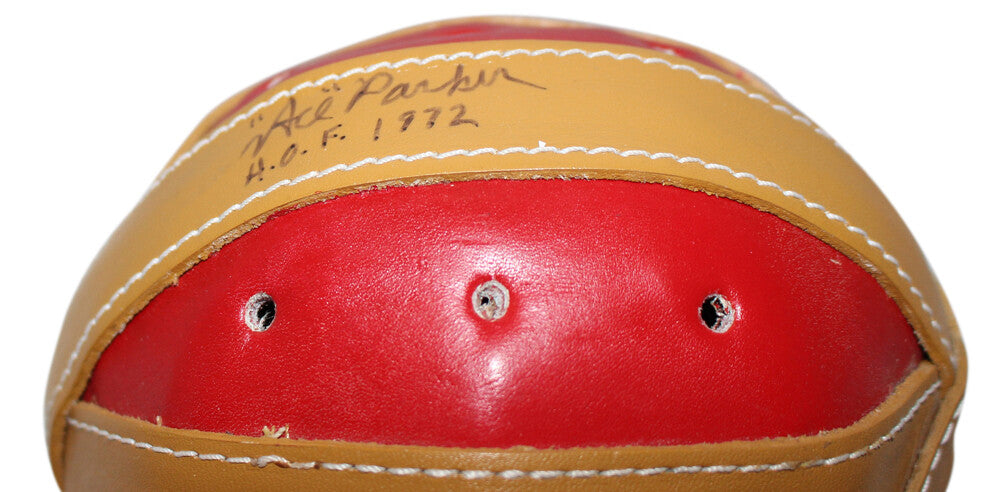 Ace Parker Signed Brooklyn Dodgers Glory Leather Mini Helmet JSA