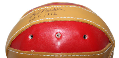 Ace Parker Signed Brooklyn Dodgers Glory Leather Mini Helmet JSA