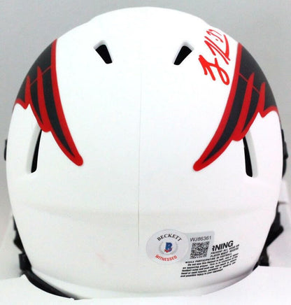 Rodney Harrison Signed New England Patriots Lunar Mini Helmet