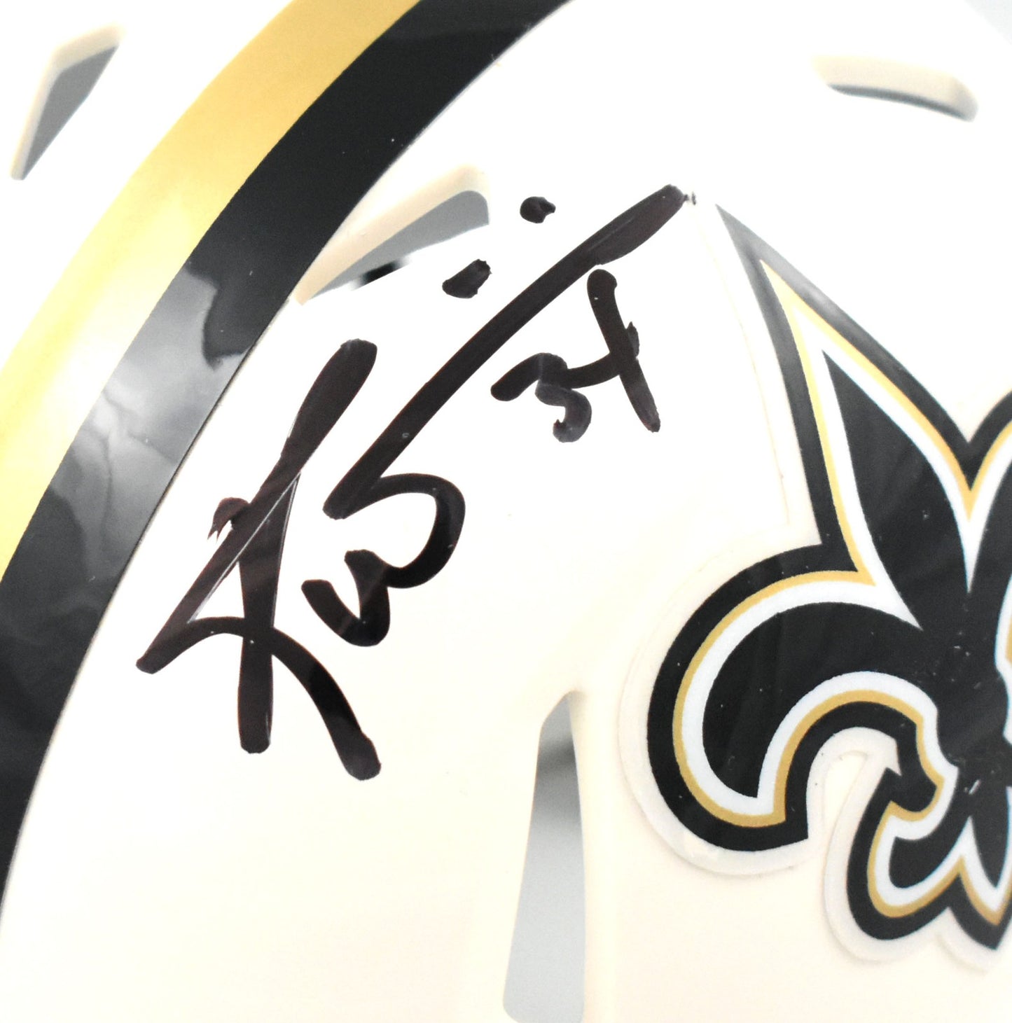 Ricky Williams Signed New Orleans Saints Retro Speed Mini Helmet