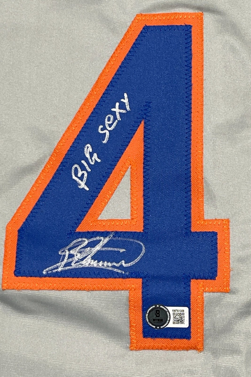 Bartolo Colon Signed New York Mets Custom Jersey with "Big Sexy" Inscription