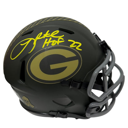 LeRoy Butler Signed Green Bay Packers Salute 24 Mini Helmet (HOF 22) JSA