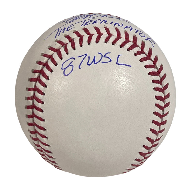 Jeff Reardon Signed Rawlings Official Major League Baseball 3 Inscriptions