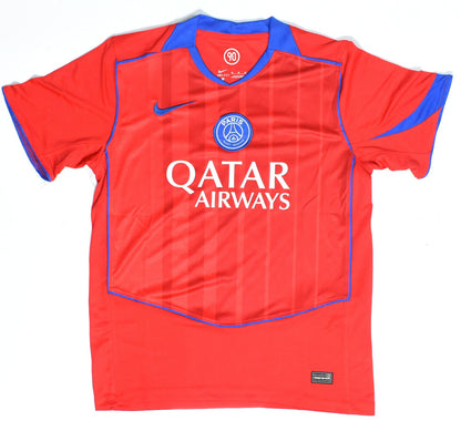 Bradley Barcola Signed Paris Saint-Germain Red Third Jersey