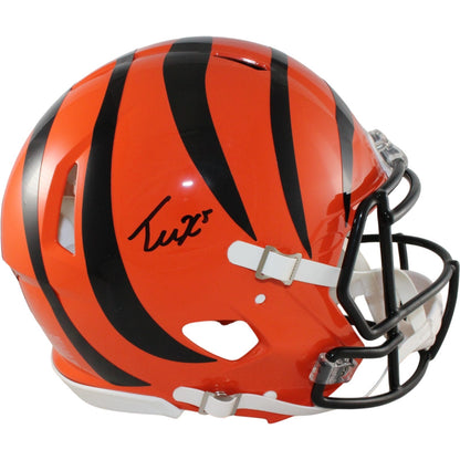 Tee Higgins Autographed Cincinnati Bengals Authentic Full Size Helmet