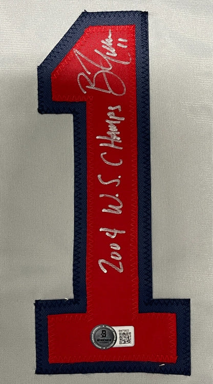 Bill Mueller Signed Boston Red Sox Custom Jersey (2004 WS Champs) Beckett