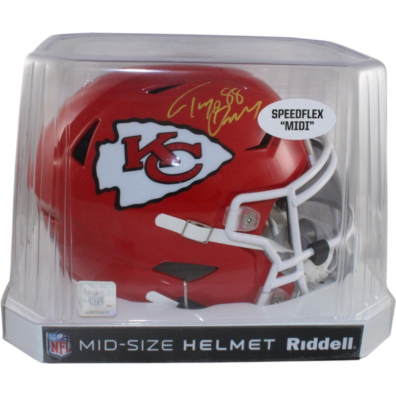Tony Gonzalez Signed Kansas City Chiefs Mid-Size Helmet