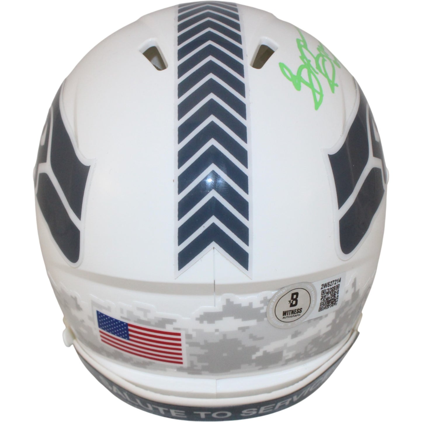 Brian Bosworth Signed Seattle Seahawks 2024 STS Mini Helmet "The Boz"