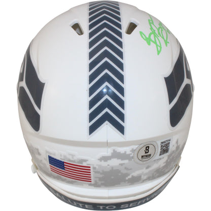 Brian Bosworth Signed Seattle Seahawks 2024 STS Mini Helmet "The Boz"