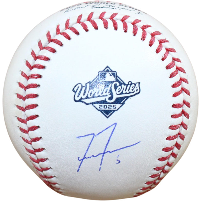 Freddie Freeman Signed Los Angeles Dodgers 2025 World Series Champions Baseball