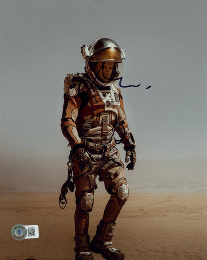 Matt Damon Autographed The Martian 8x10 Movie Photo (Beckett)