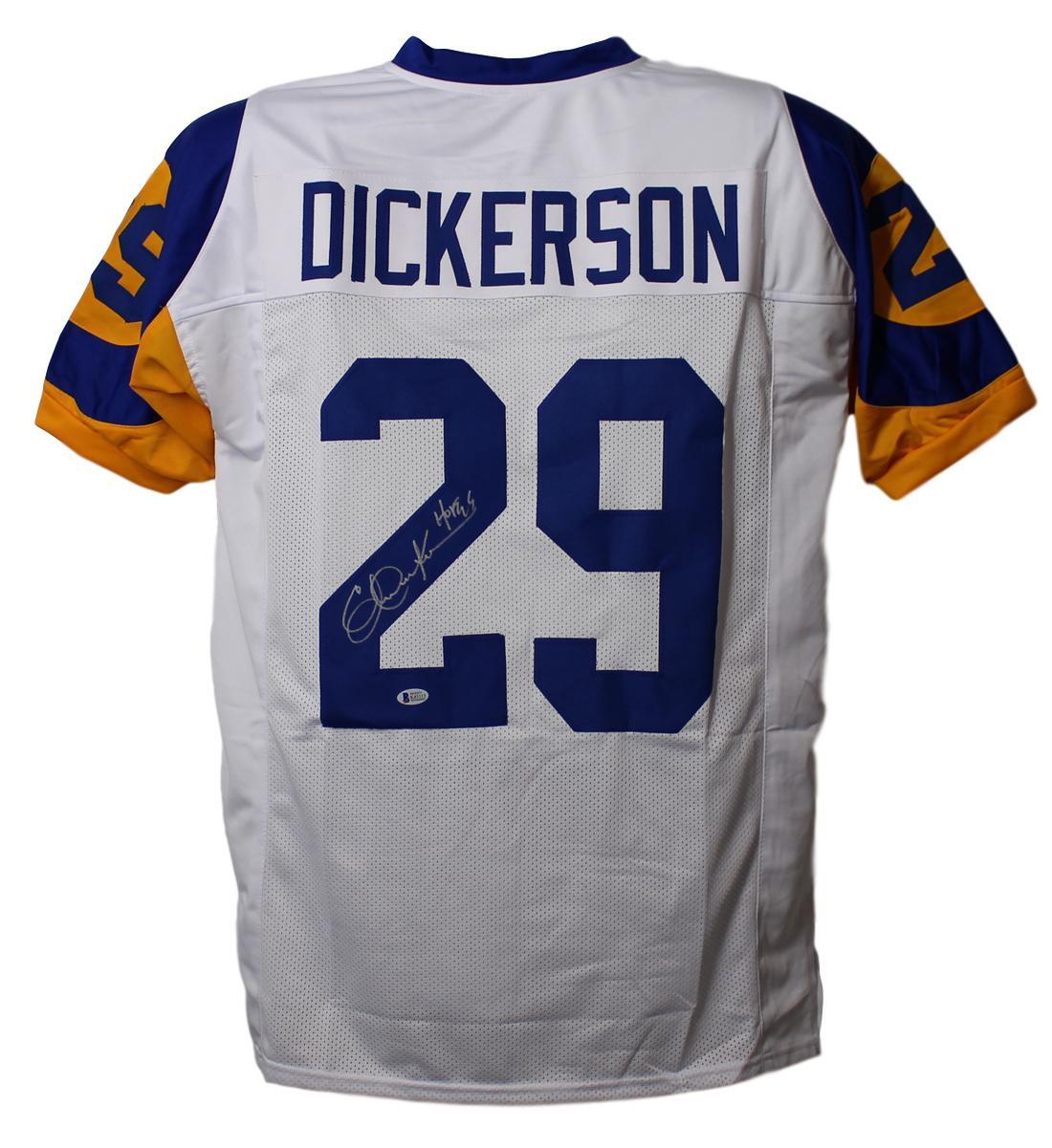 Eric Dickerson Autographed Tampa Bay Pro Style Jersey (BAS)