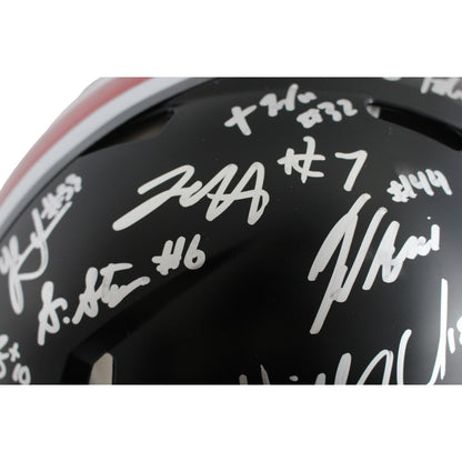 Ohio State Buckeyes Team Signed Full Size Authentic Helmet (20 Sigs)