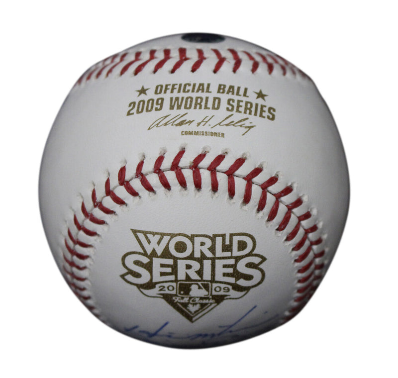 2009 New York Yankees Team Signed World Series Baseball (9 Signatures)