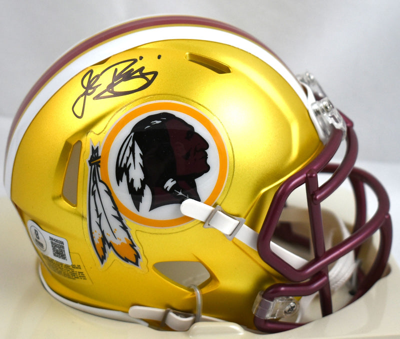 autographed redskins football helmets Champ Bailey F/S Speed Helmet W/ HOF- JSA W Auth Super Sports Center Rypien Riggins Williams SB MVPs