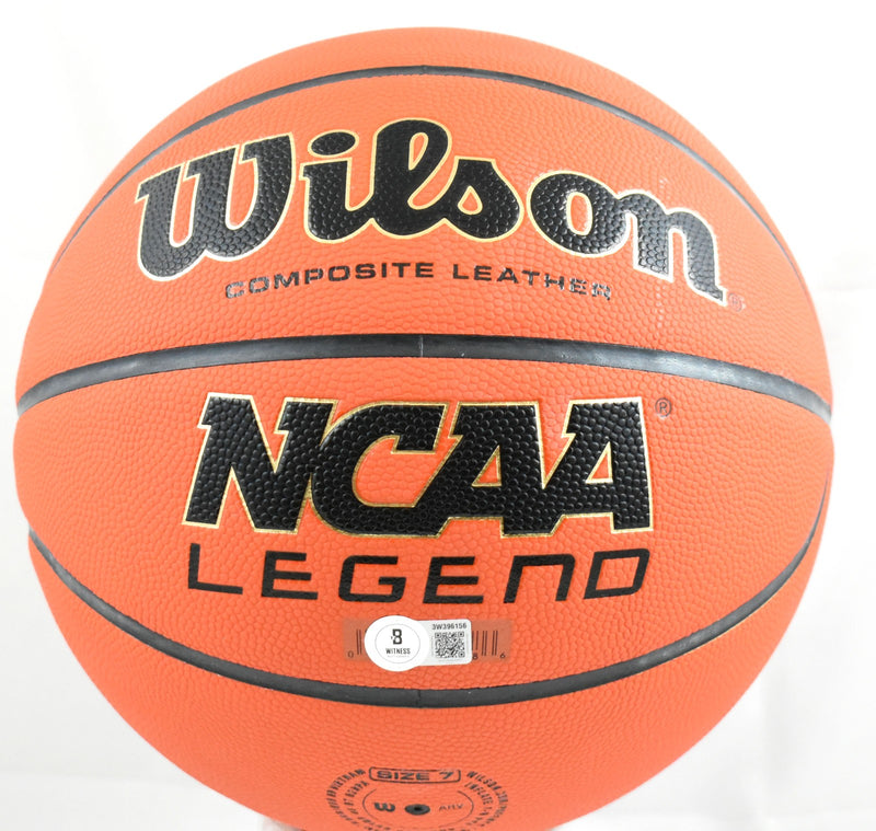Jim Boeheim Signed Wilson Basketball - 1015 Wins, HOF 2005 Inscriptions
