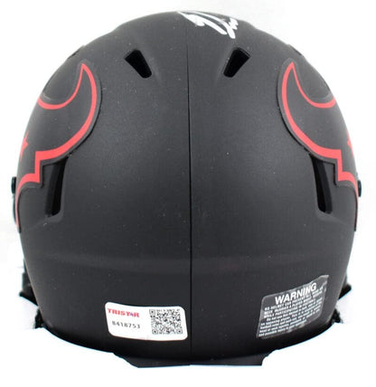 Dameon Pierce Autographed Houston Texans Eclipse Speed Mini Helmet