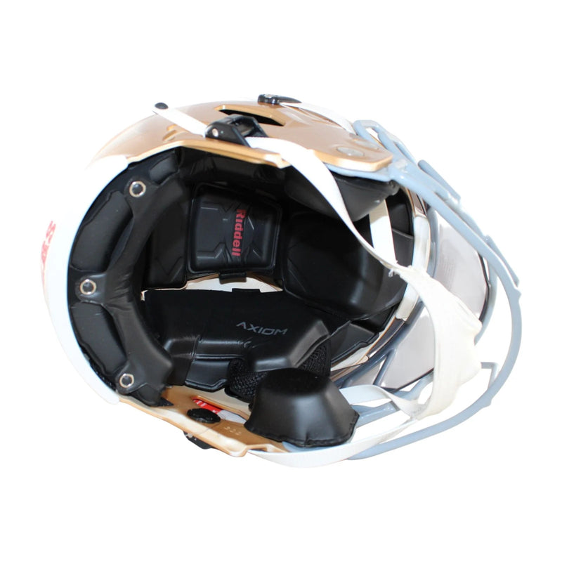 Brock Purdy & George Kittle Signed San Francisco 49ers Full Size Axiom Helmet