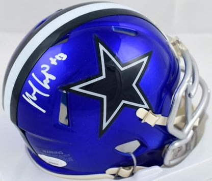 Michael Gallup Signed Dallas Cowboys Flash Speed Mini Helmet
